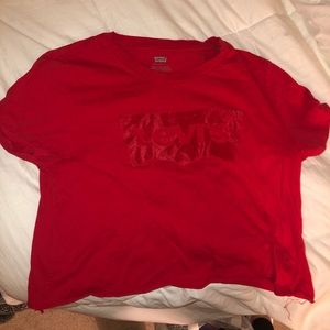 Vintage levis crop top